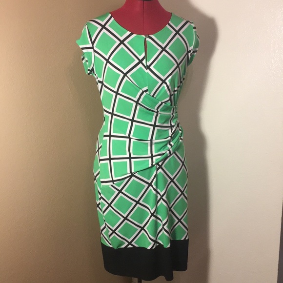 New York & Company Dresses & Skirts - NWOT NY&C green diamond dress